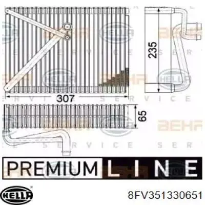 8FV351330651 HELLA evaporador, aire acondicionado