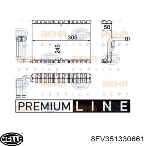 Comprar 8FV351330661 HELLA Evaporador de aire acondicionado