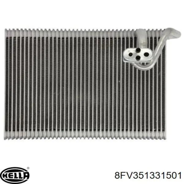 AE 124 000P Knecht-Mahle evaporador, aire acondicionado