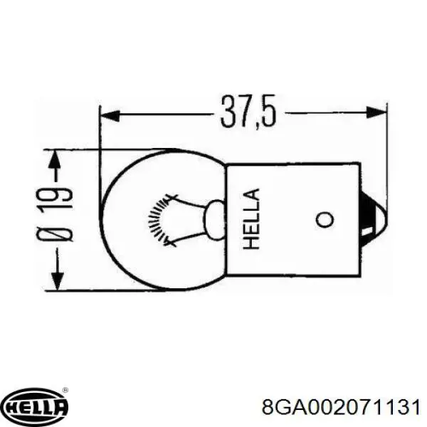 N0177192 VAG Bombilla de cruce