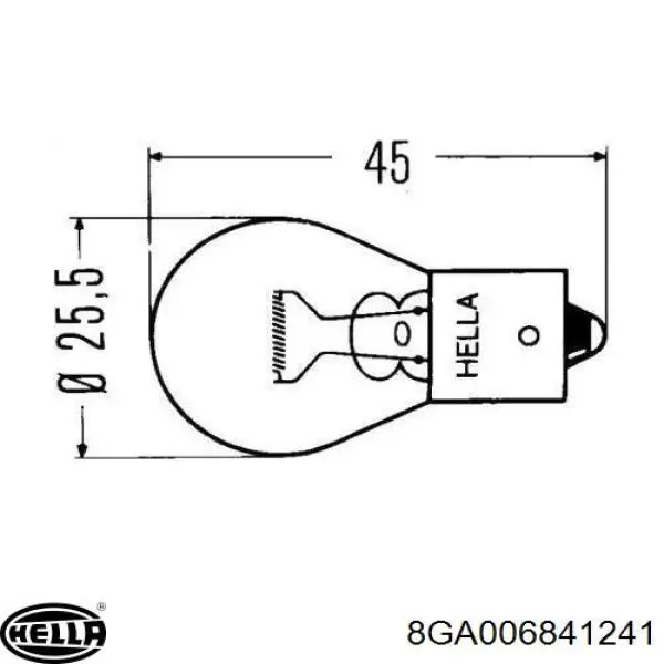 Bombilla N000000006528 Mercedes