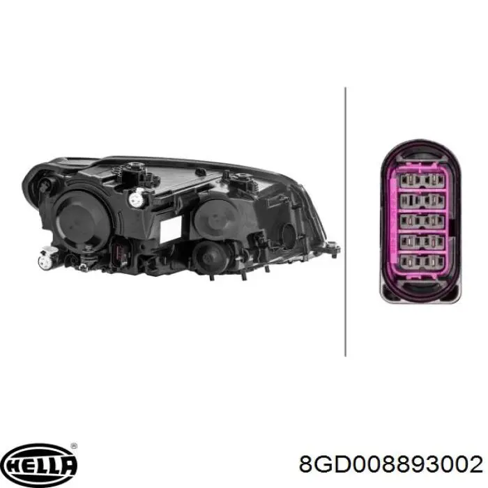 Lámpara Renault (RVI) 262997321R