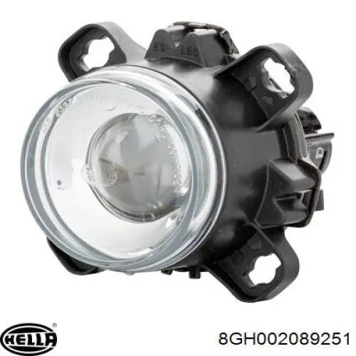 8GH002089251 HELLA Lámpara halógena