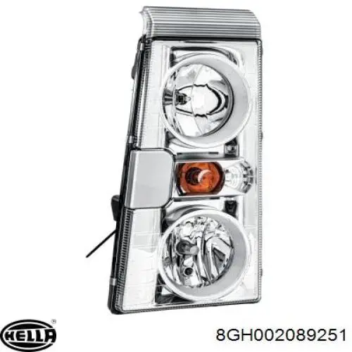 Lámpara halógena 8GH002089251 HELLA