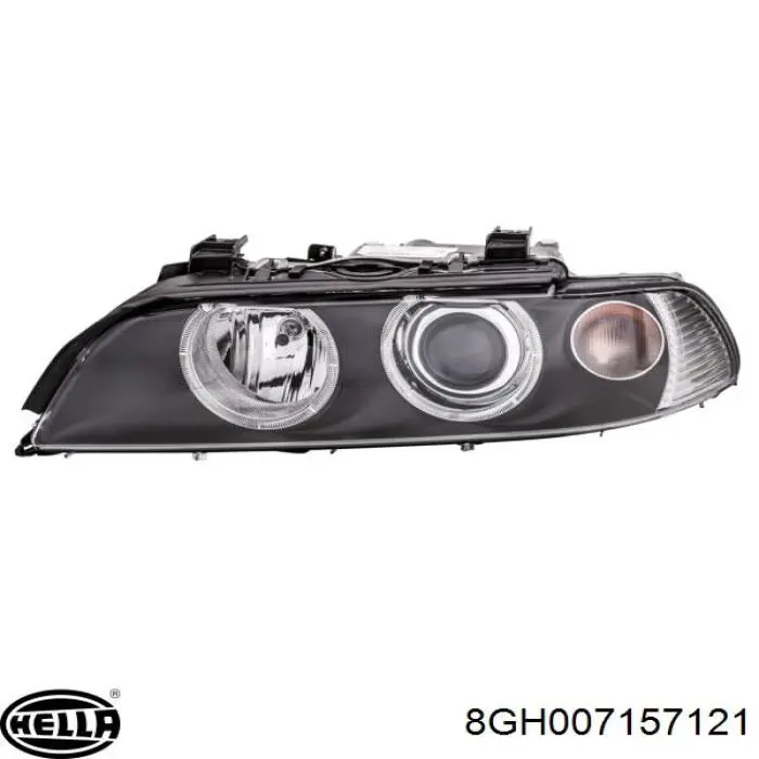 Lámpara halógena 8GH007157121 HELLA