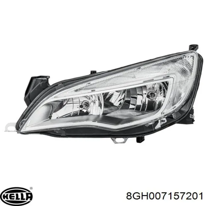 Lámpara halógena HELLA 8GH007157201