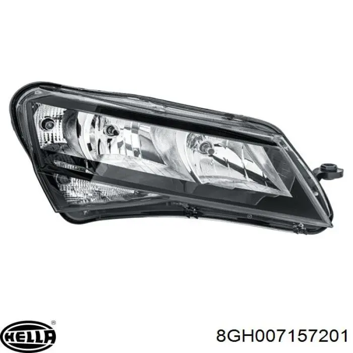Lámpara halógena 8GH007157201 HELLA