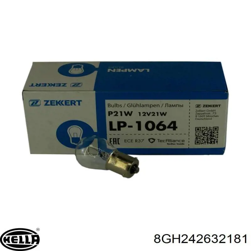 Lámpara halógena 9117396 Opel