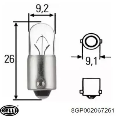 Bombilla de faro Tempest TMPL11204HW precio, desde 0,82 EUR