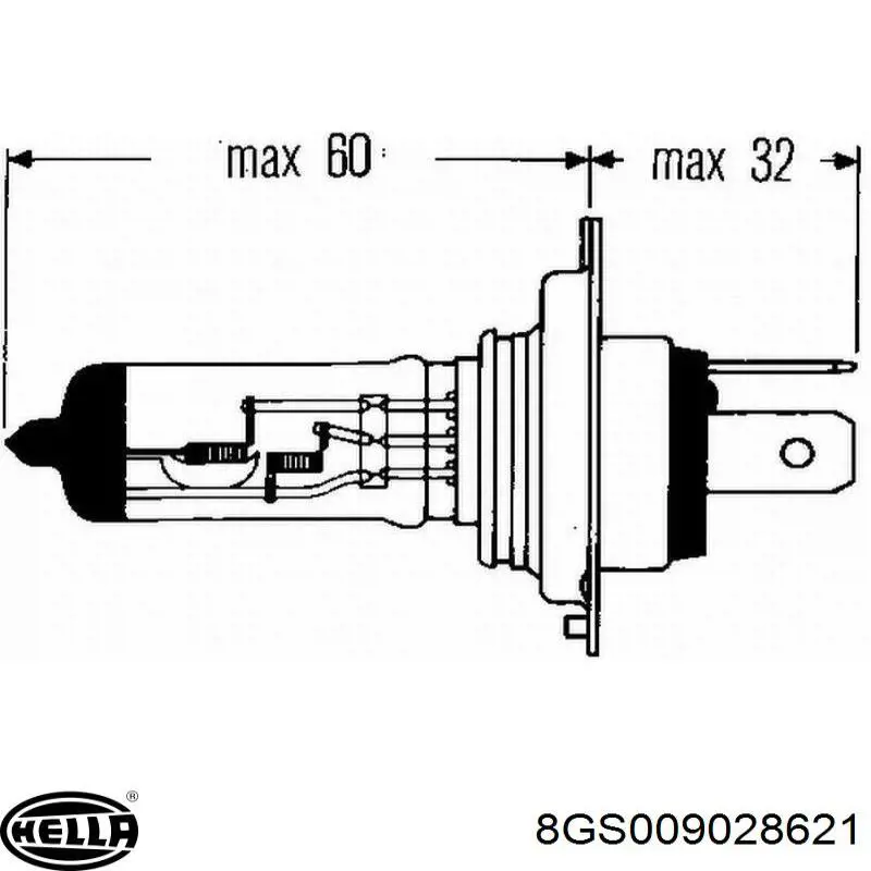 Bombilla de xenón 661401HB Osram
