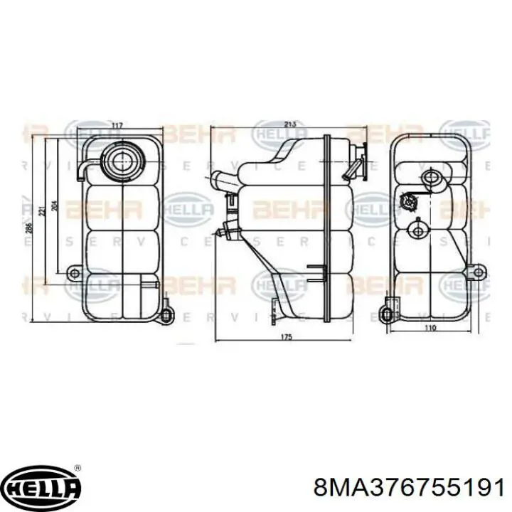 Comprar 8MA376755191 HELLA Deposito expansion