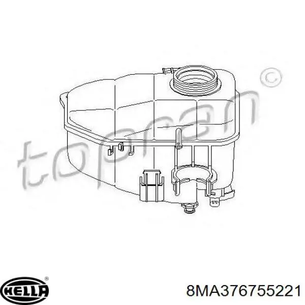 8MA376755221 HELLA vaso de expansión