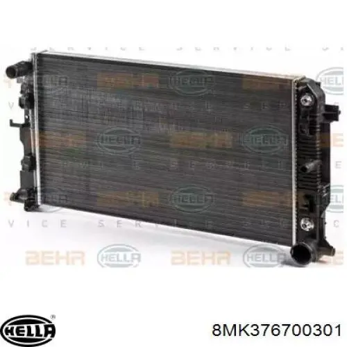 FP 46 A197 FPS radiador refrigeración del motor