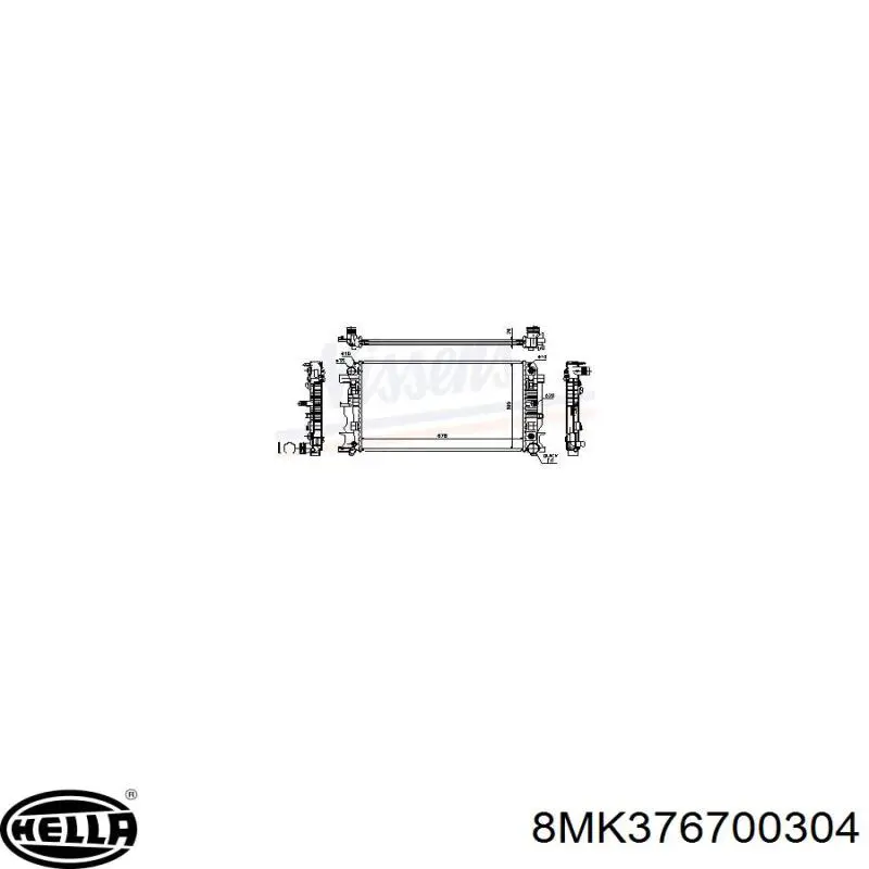 Radiador A9065000302 Mercedes