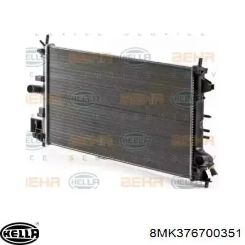 Radiador 24418340 Opel