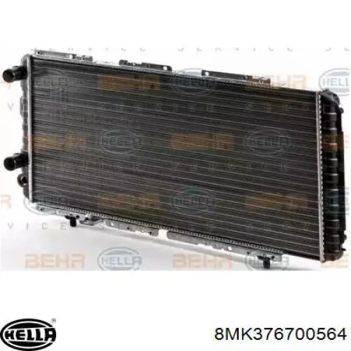 8MK376700564 HELLA radiador