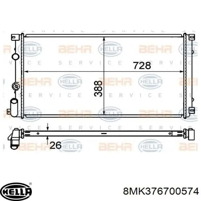 Comprar 8660000495 Renault (RVI) Radiador de auto
