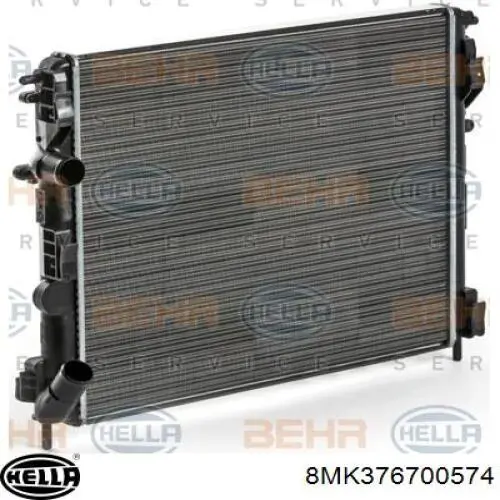 Radiador 181690N Dasis