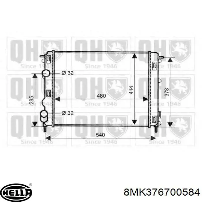 8660000439 Renault (RVI) Refrigeración del motor
