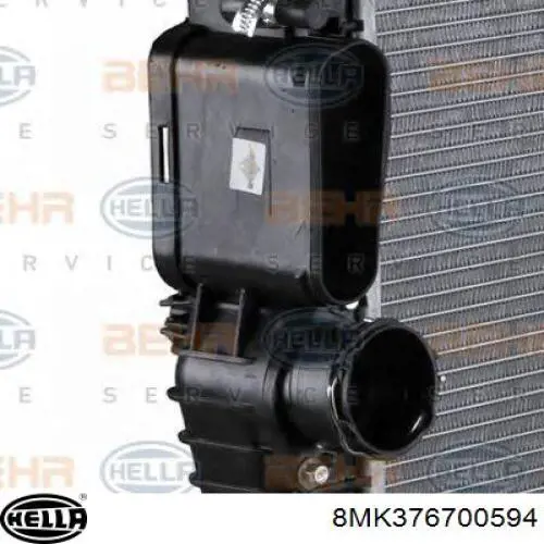 Radiador 7700071 Kamoka