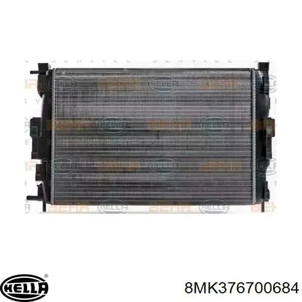 8MK376700684 HELLA radiador