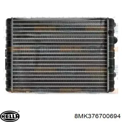 8MK376700694 HELLA radiador refrigeración del motor