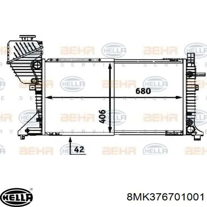 Radiador GT10162 GT-Bergmann