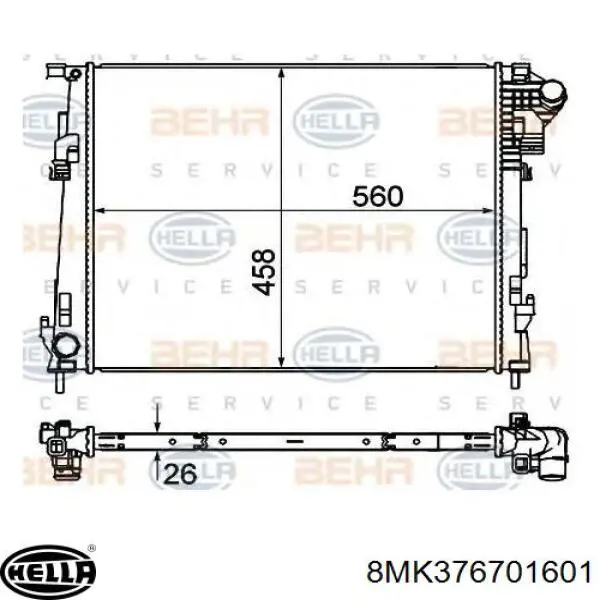 Comprar 93868888 General Motors Radiador de auto