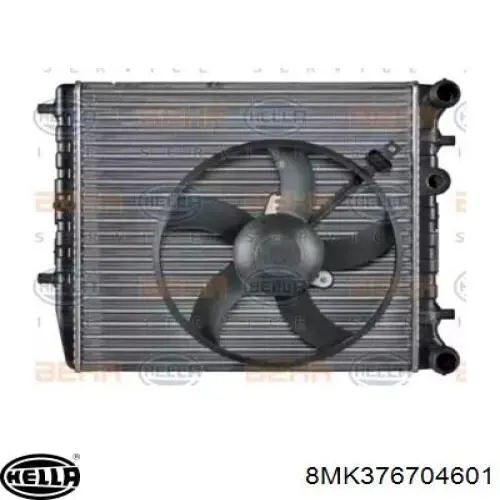 6Q0121201BT VAG radiador