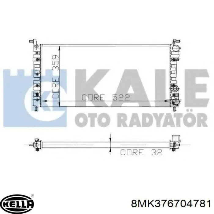 Comprar 58726 NRF Radiador de auto