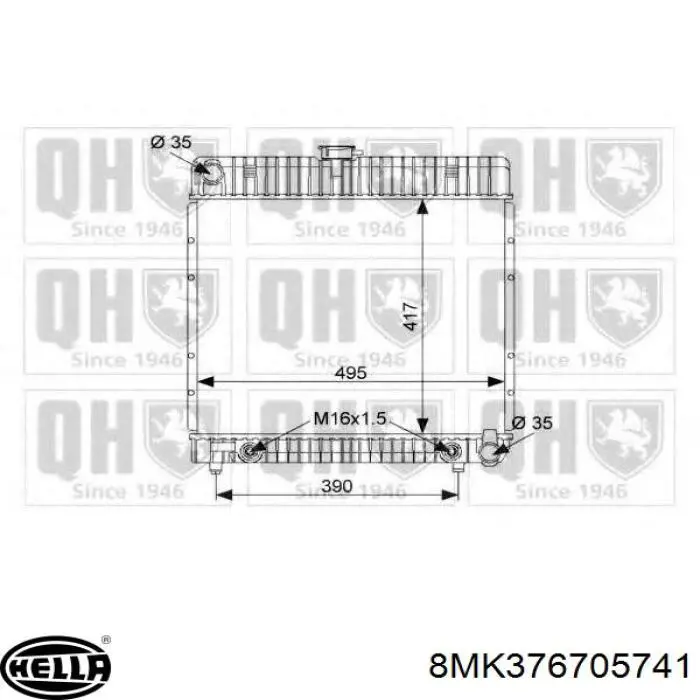 Água radiador Hyundai/Kia 2530043620 precio, desde 100,77 EUR