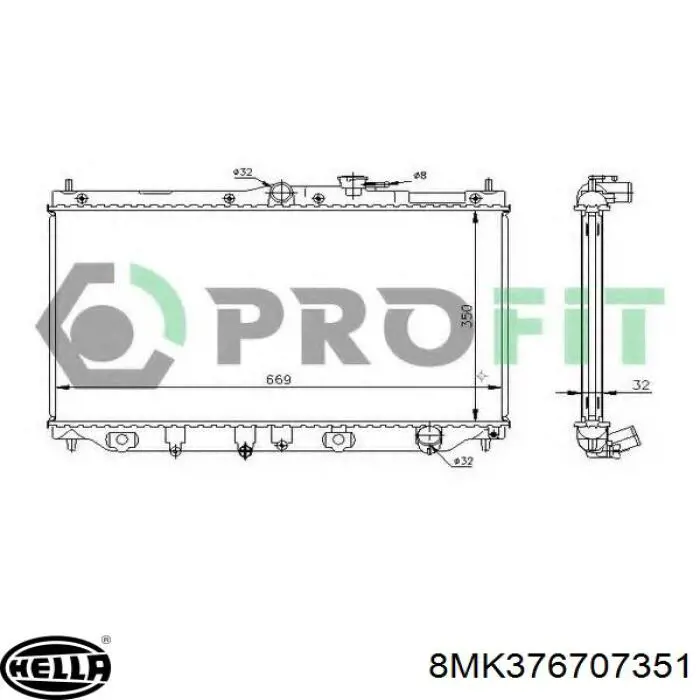 FP30A951KY FPS Refrigeración del motor