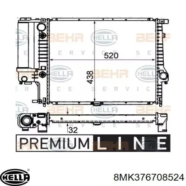 1475845080 Peugeot/Citroen Refrigeración del motor