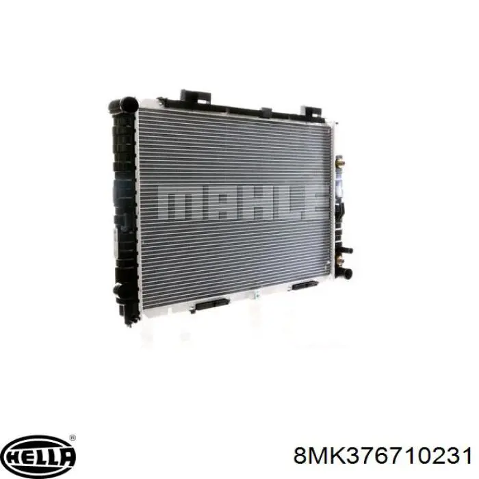 Radiador de água Mercedes 62691A