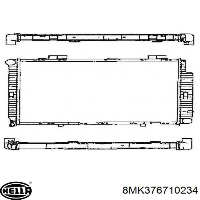 Radiador 2105000803 Mercedes