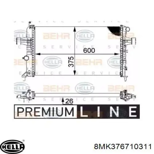 Radiador BM970 Magneti Marelli