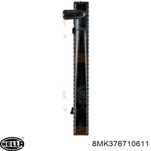 Radiador 8MK376710611 HELLA