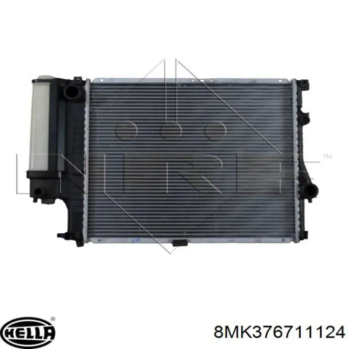 8MK376711124 HELLA radiador