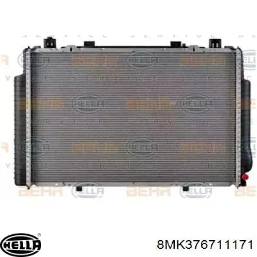 8MK376711171 HELLA radiador