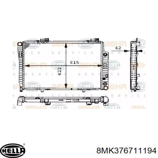 Comprar 2025003103 Mercedes Radiador de auto