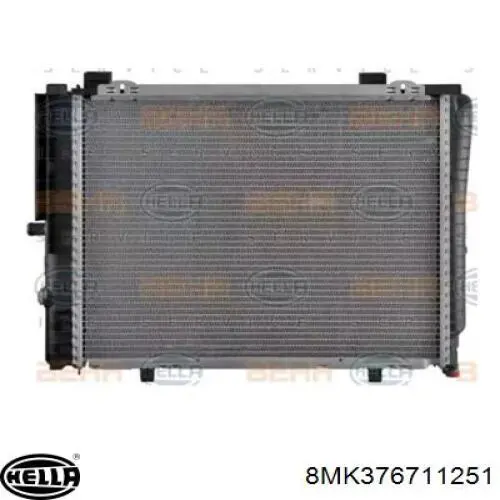 8MK376711251 HELLA radiador