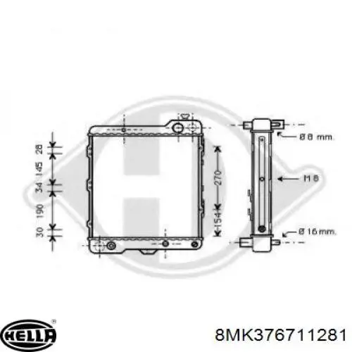 Comprar 58110 NRF Radiador de auto