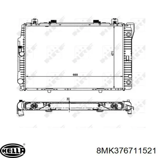 Água radiador Mercedes 1405000403 precio, desde 210,74 EUR