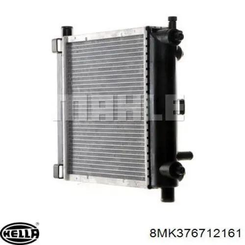 8MK376712161 HELLA radiador refrigeración del motor