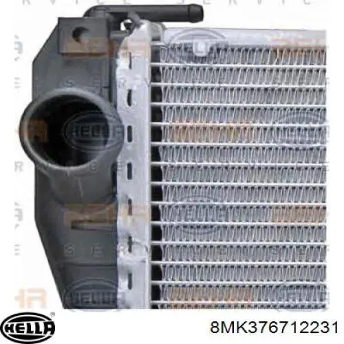 Água radiador HELLA 8MK376712231 precio, desde 100,14 EUR