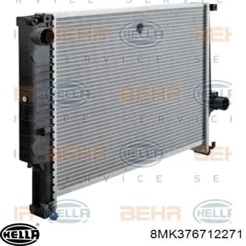 CR283000P Mahle Original radiador