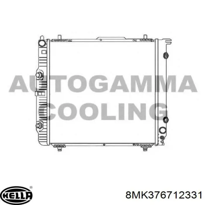 Radiador de água Mercedes 4635001200