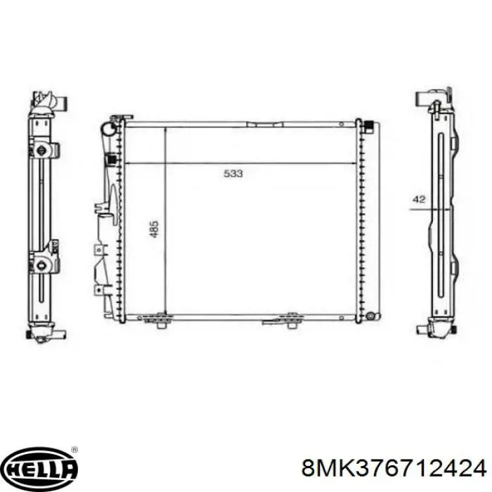Comprar 2108881 Mercedes Radiador de auto