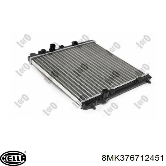 Radiador de água Mercedes 1245002002