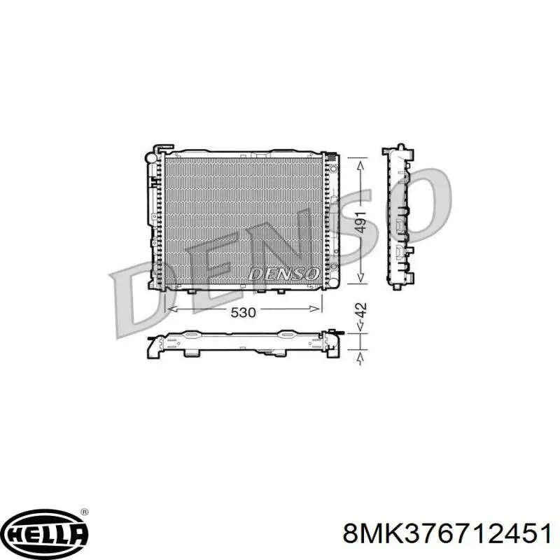 1245002002 Mercedes Refrigeración del motor